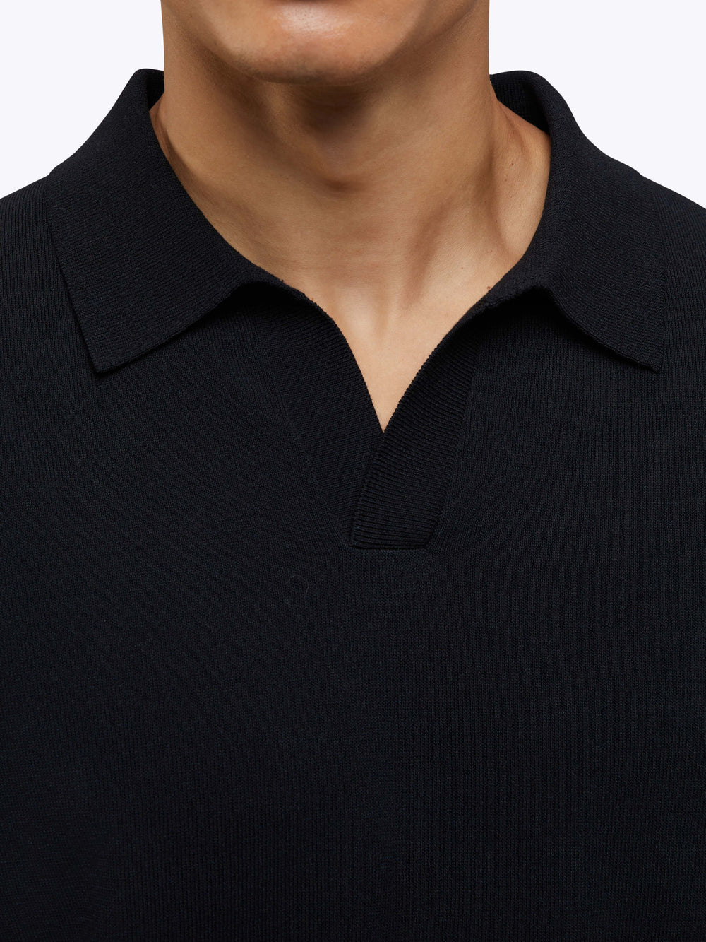 Riviera Knit Long Sleeve Polo