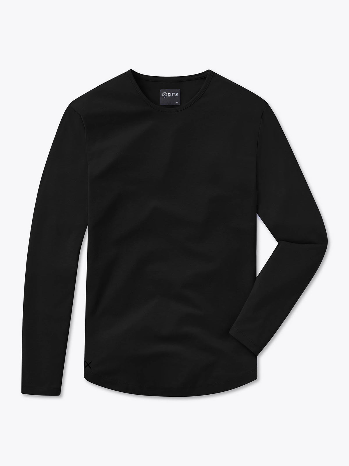 AO Long Sleeve Curve-Hem Tee