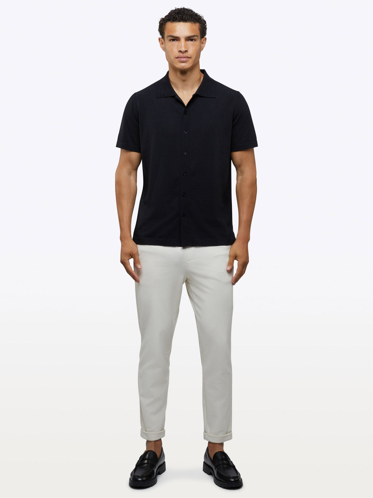 Riviera Knit Button Up
