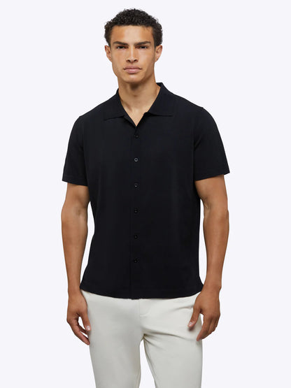 Riviera Knit Button Up