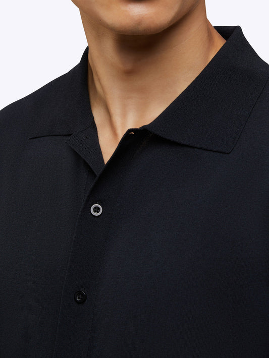 Riviera Knit Button Up