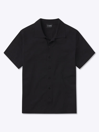 Riviera Knit Button Up