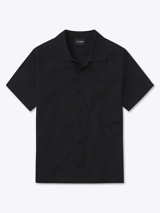 Riviera Knit Button Up