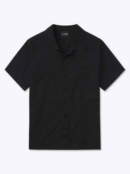 Riviera Knit Button Up