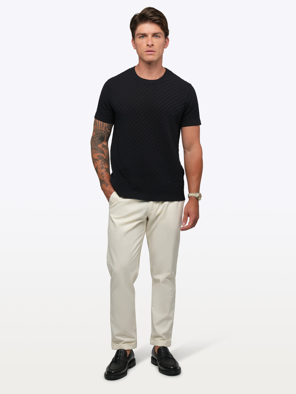Riviera Knit Textured Tee