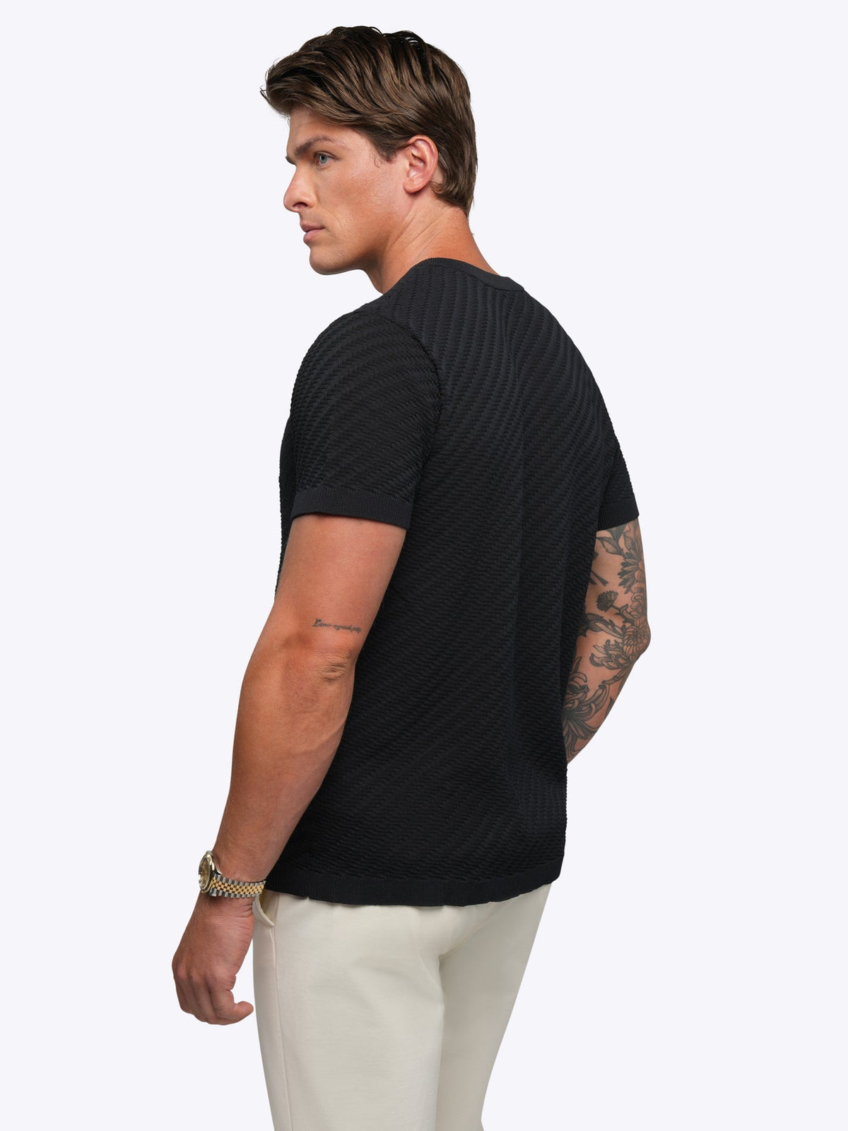 Riviera Knit Textured Tee