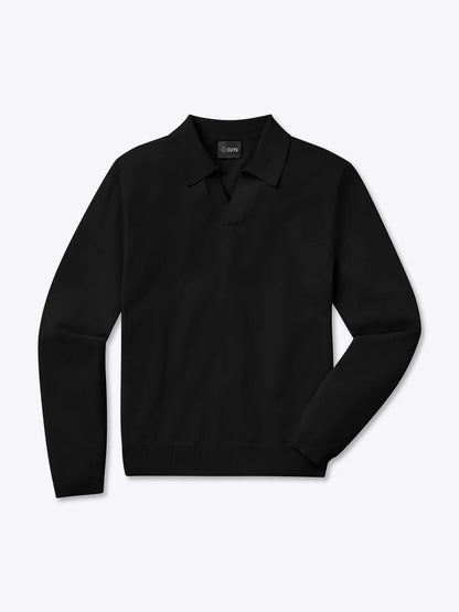 Riviera Knit Long Sleeve Polo