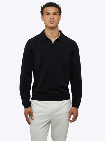 Riviera Knit Long Sleeve Polo
