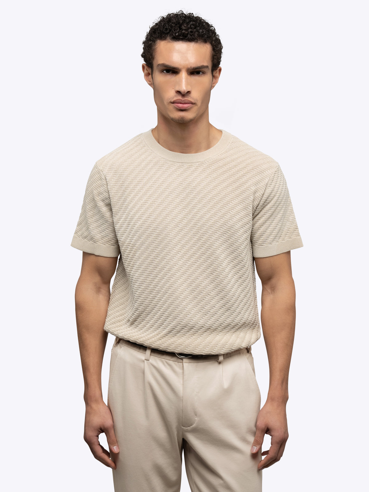 Riviera Knit Textured Tee