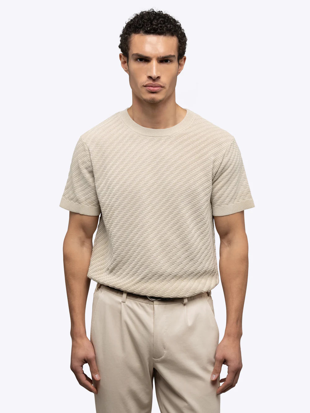 Riviera Knit Textured Tee