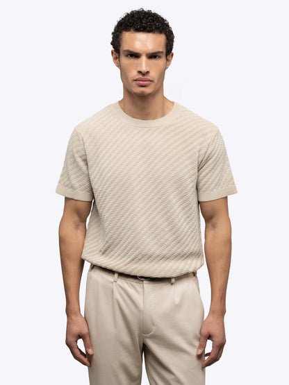 Riviera Knit Textured Tee