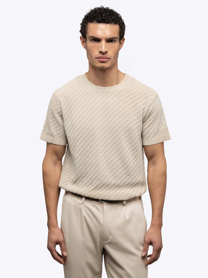 Riviera Knit Textured Tee