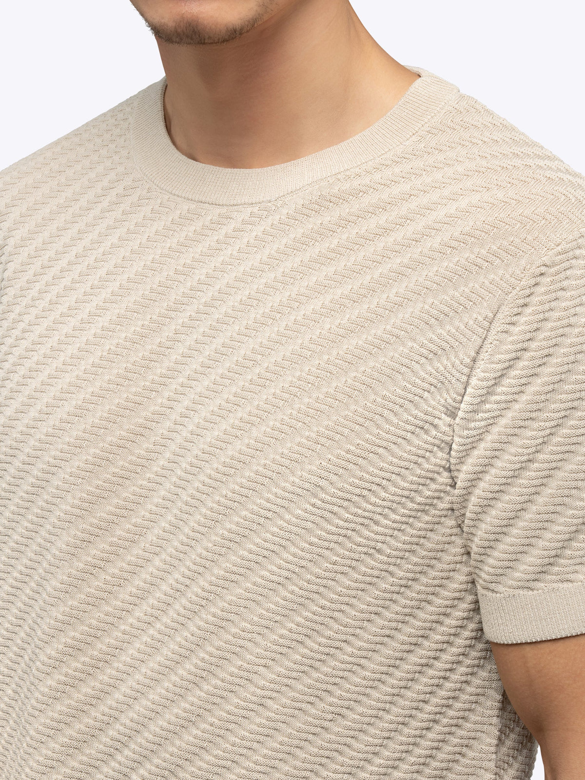 Riviera Knit Textured Tee