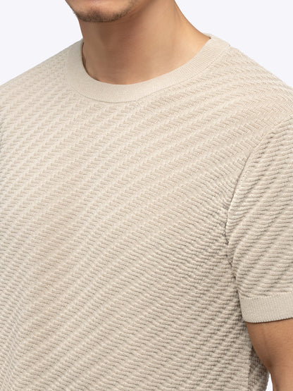 Riviera Knit Textured Tee