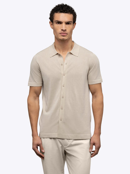 Riviera Knit Button Up