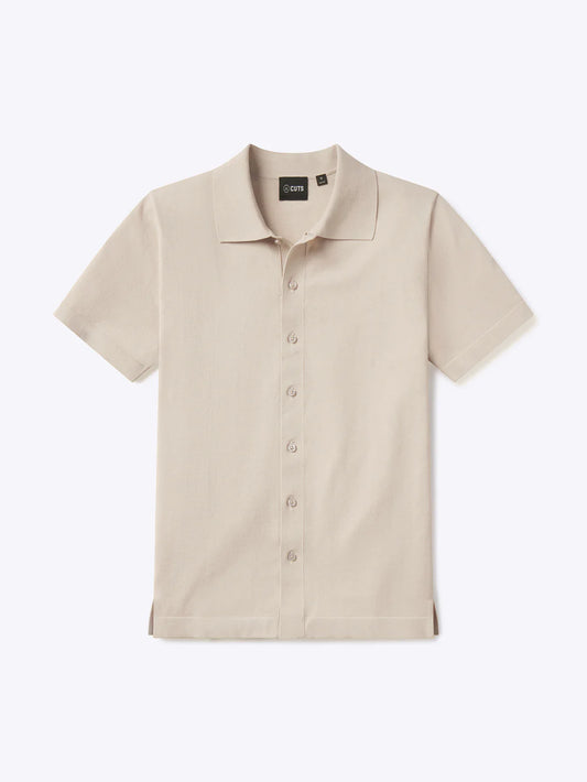 Riviera Knit Button Up