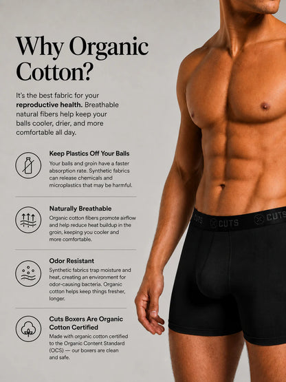 Organic Cotton Boxer Brief 3-Pack